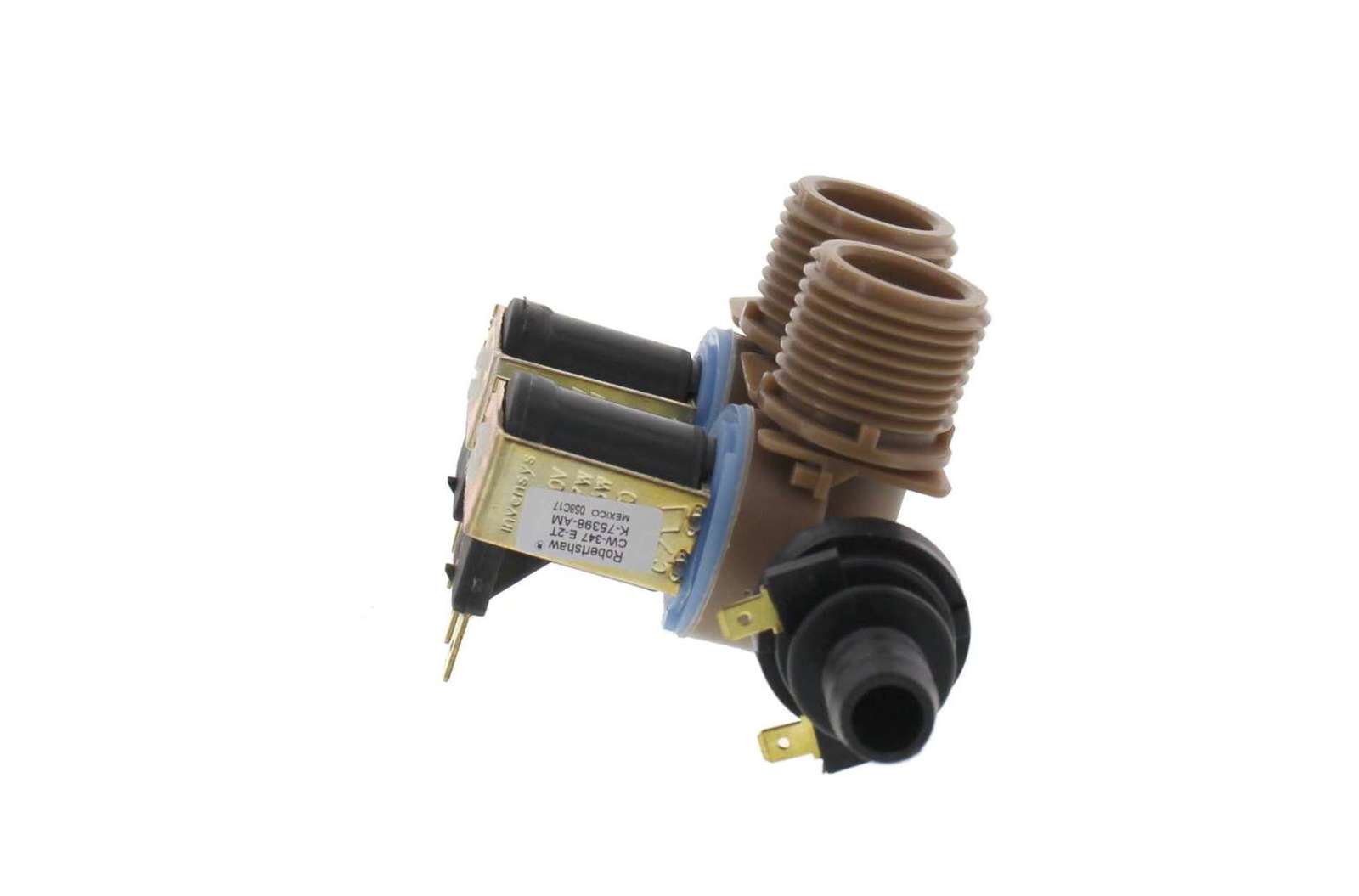 CW-347 - Genuine OEM Robertshaw Universal Washer Water Inlet Valve, E-2t